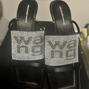 Alexander wang julie crystal sandal